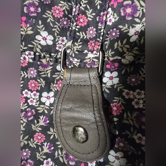 #381 Bluenotes Cotton Floral Backpack - Picture 6 of 8